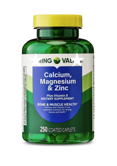 Calcium Magnesium Zinc with Vitamin D3 250 Caplets Z41712