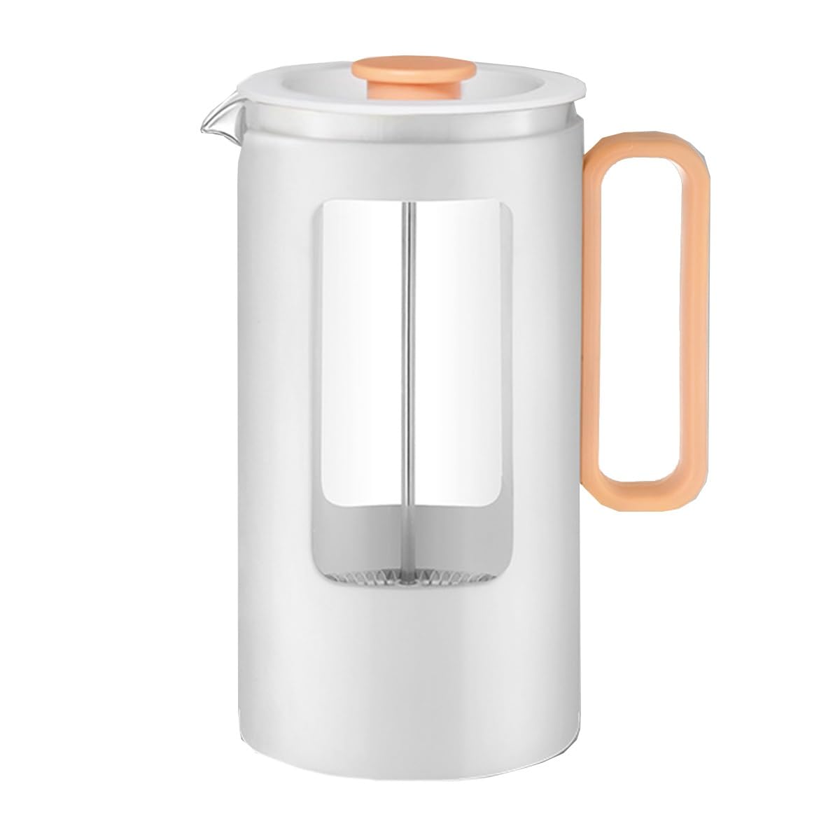 French Press Coffee Maker with Plastic Handle, Double Wall Insulation & Stainless Steel Filter L2771