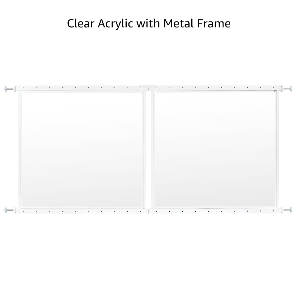 Clear Pet Window Guard, 29" Tall Acrylic Safety Barrier O747291
