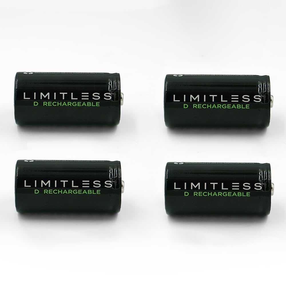 Rechargeable D Batteries 4-Pack N1259
