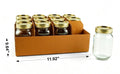 12 Pack 16 oz Regular Mouth Glass Mason Jars with Lids J29750