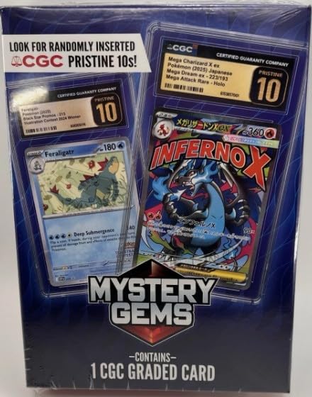 Pokemon Mystery Gems 1 CGC Graded Card D6227