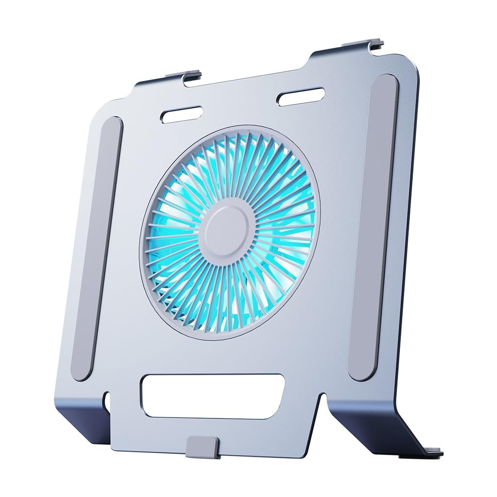 Aluminum Alloy Three Speed Regulation Light Desktop Fan Laptop Stand H78016