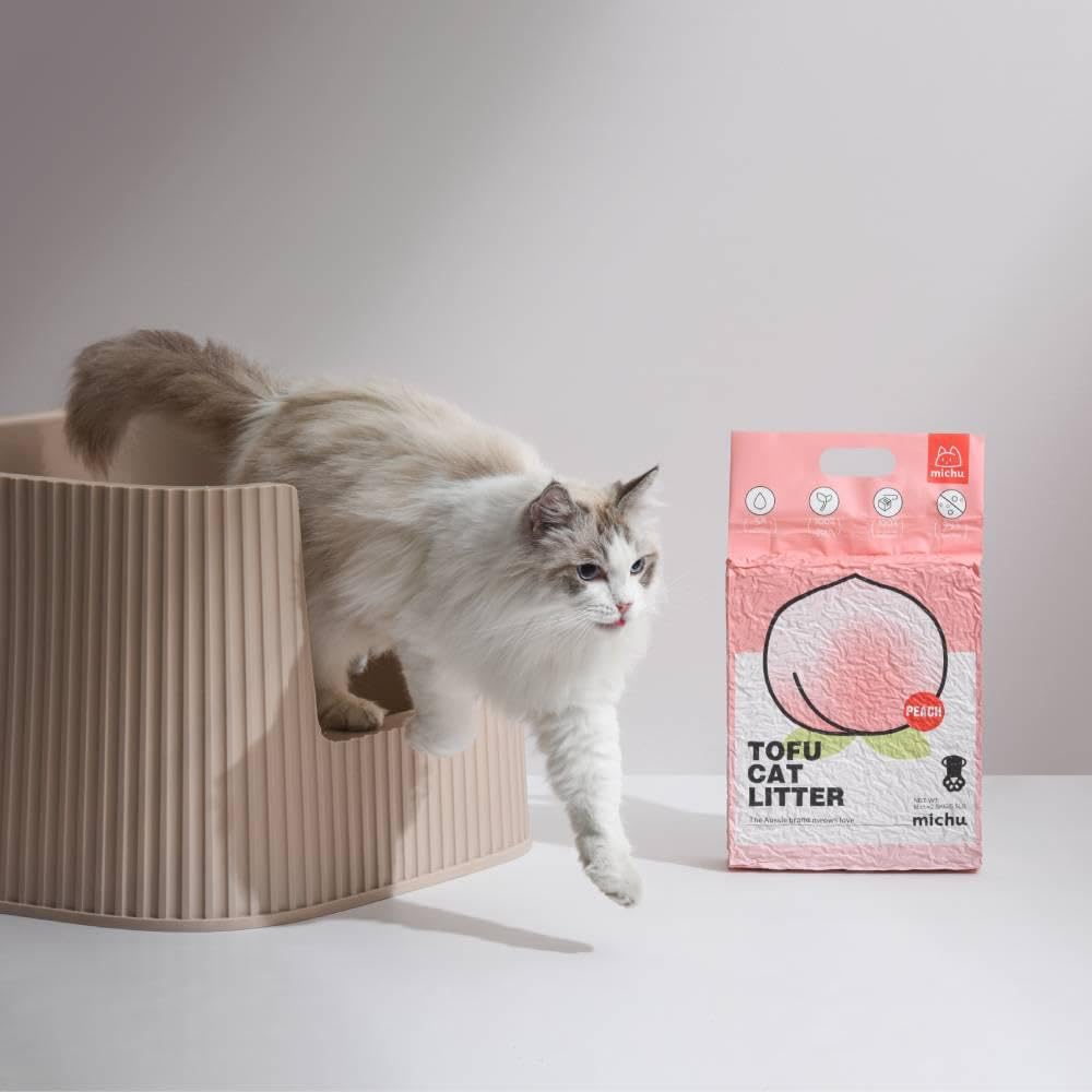 Natural Clumping Tofu Cat Litter 5.5lb 2 Pack J9826