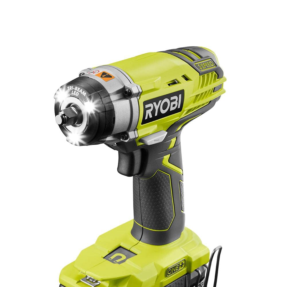 18 Volt Cordless 3/8 in. 3-Speed Impact Wrench Kit with Battery and Charger F4745