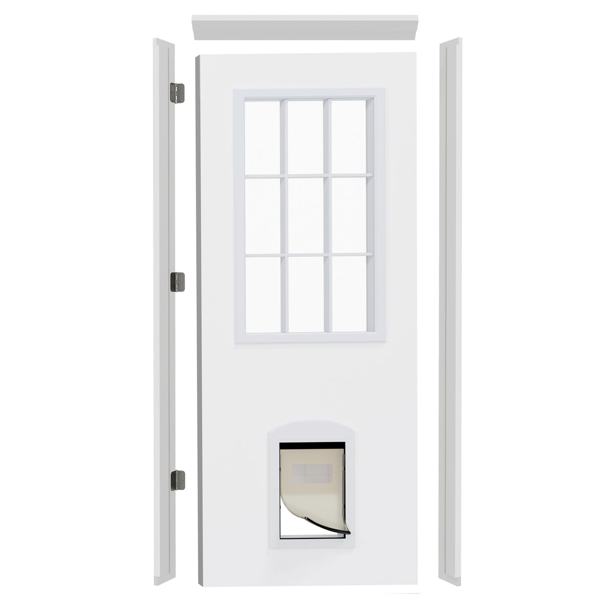 36" x 80" Front Door Slab with Prehung Door Jamb W218406