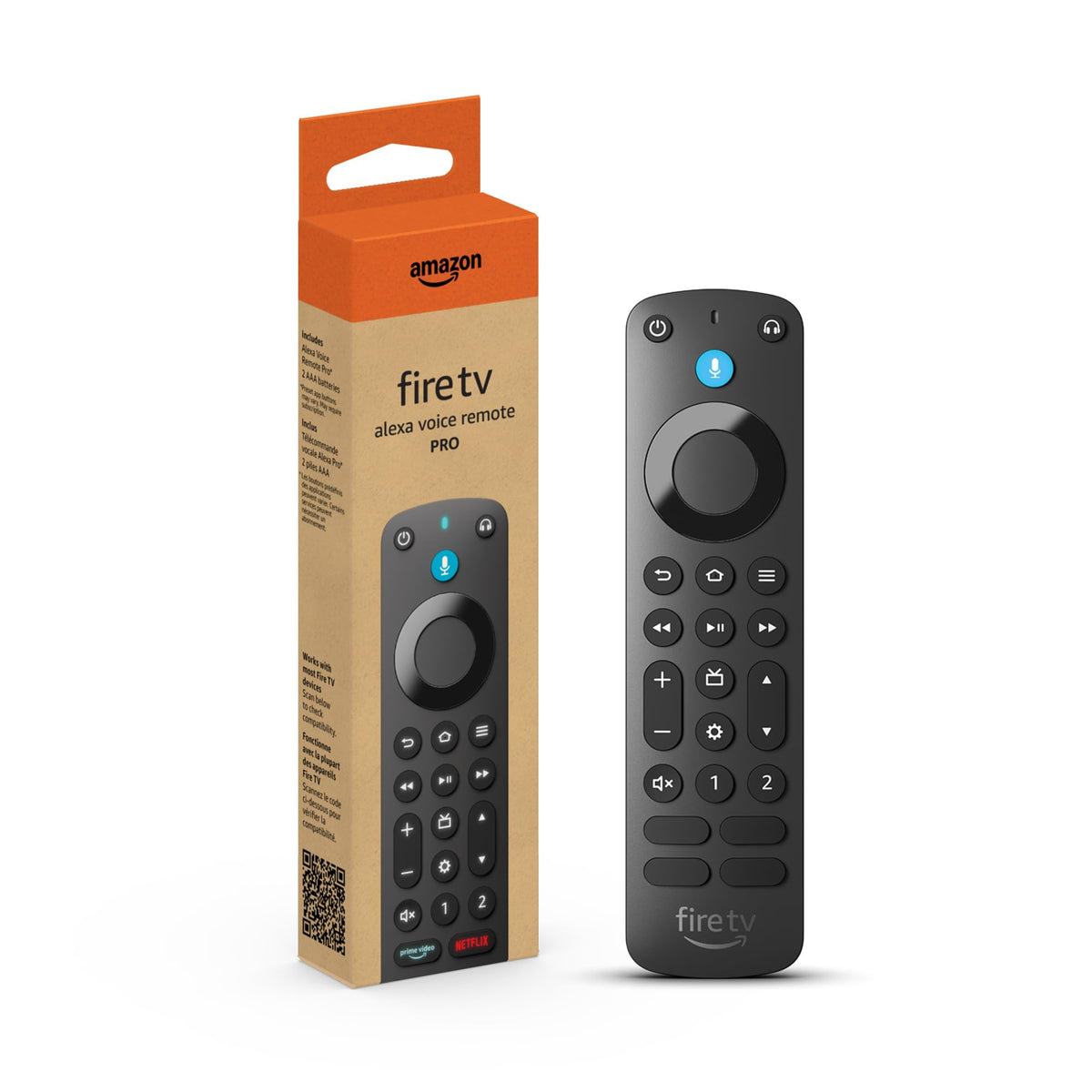Alexa Voice Remote Pro with Remote Finder and Backlit Buttons P4500