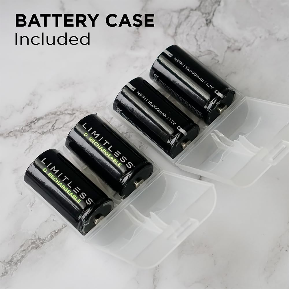 Rechargeable D Batteries 4-Pack N1259