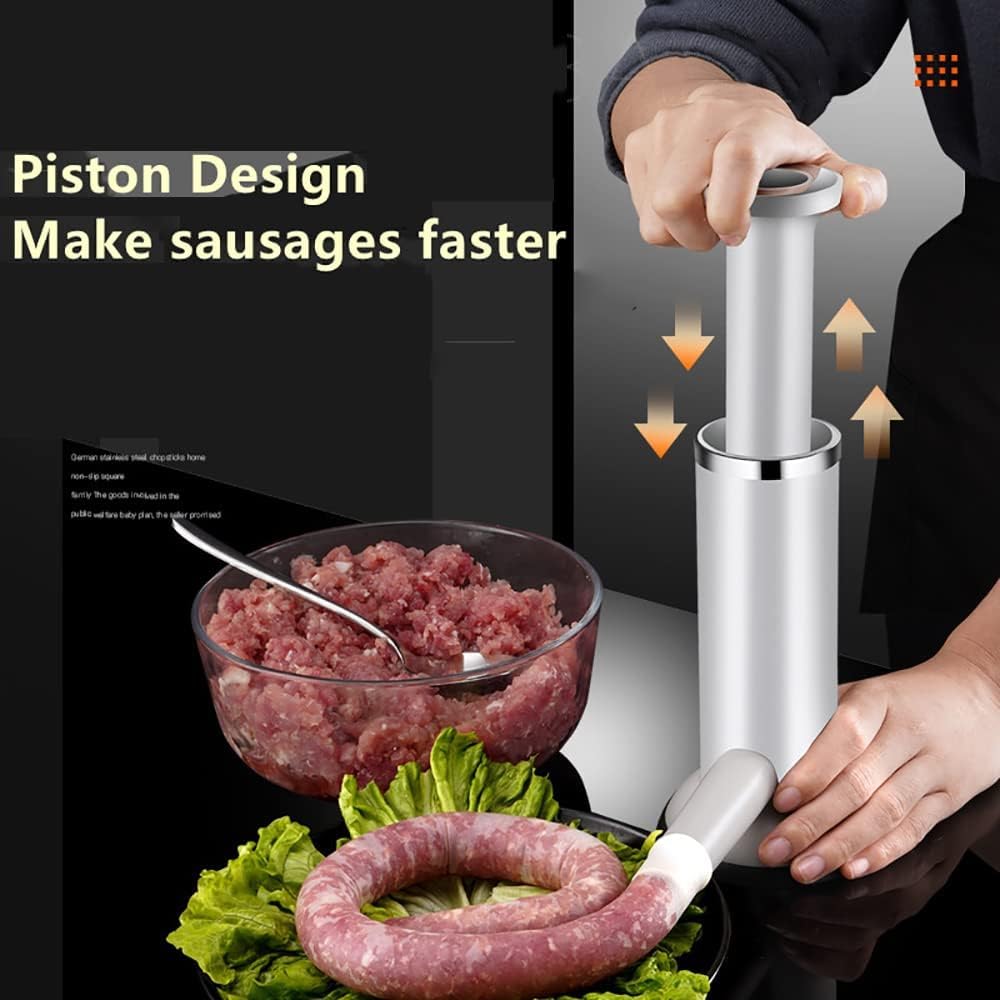2 in 1 Vertical Sausage Stuffer with 2 Tubes J651