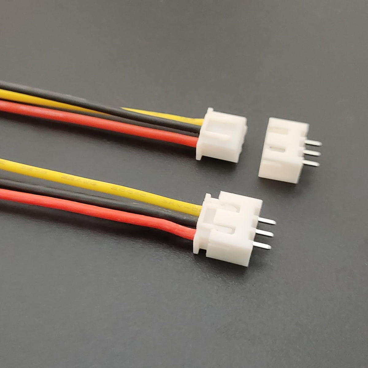 50Pcs 25Pairs JST-XH Connector Kit 2.54mm 3 Pin Male Female with Flat Wire Cable 300mm D251