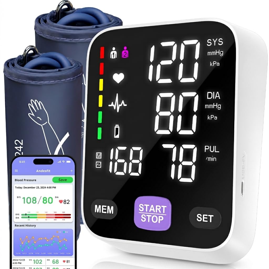 Upper Arm Blood Pressure Monitor with 21" XL Cuff N10290