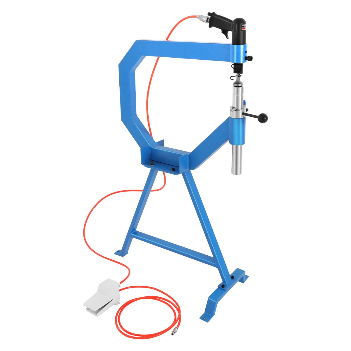 Pneumatic Planishing Hammer with Adjustable Anvil and Pedal Y356
