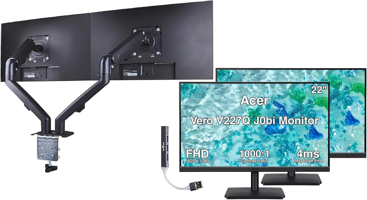 22" FHD IPS Monitor 2-Pack C964481