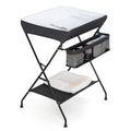 Portable Baby Changing Table with Safety Belt Black Y710656