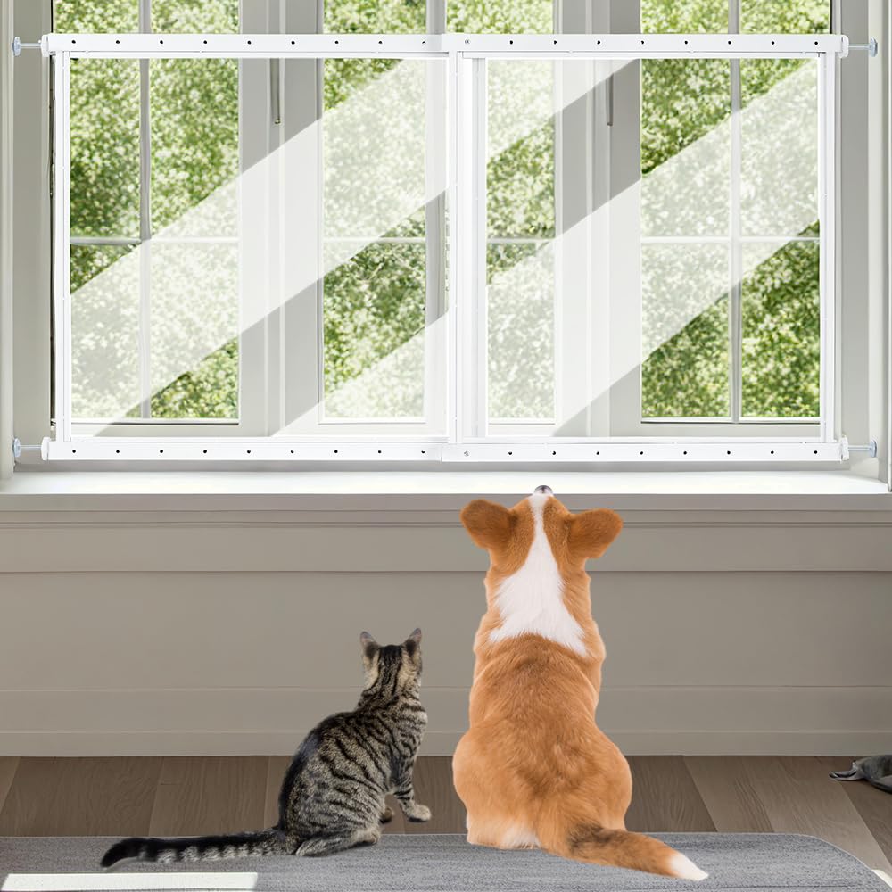 Clear Pet Window Guard, 29" Tall Acrylic Safety Barrier O747291