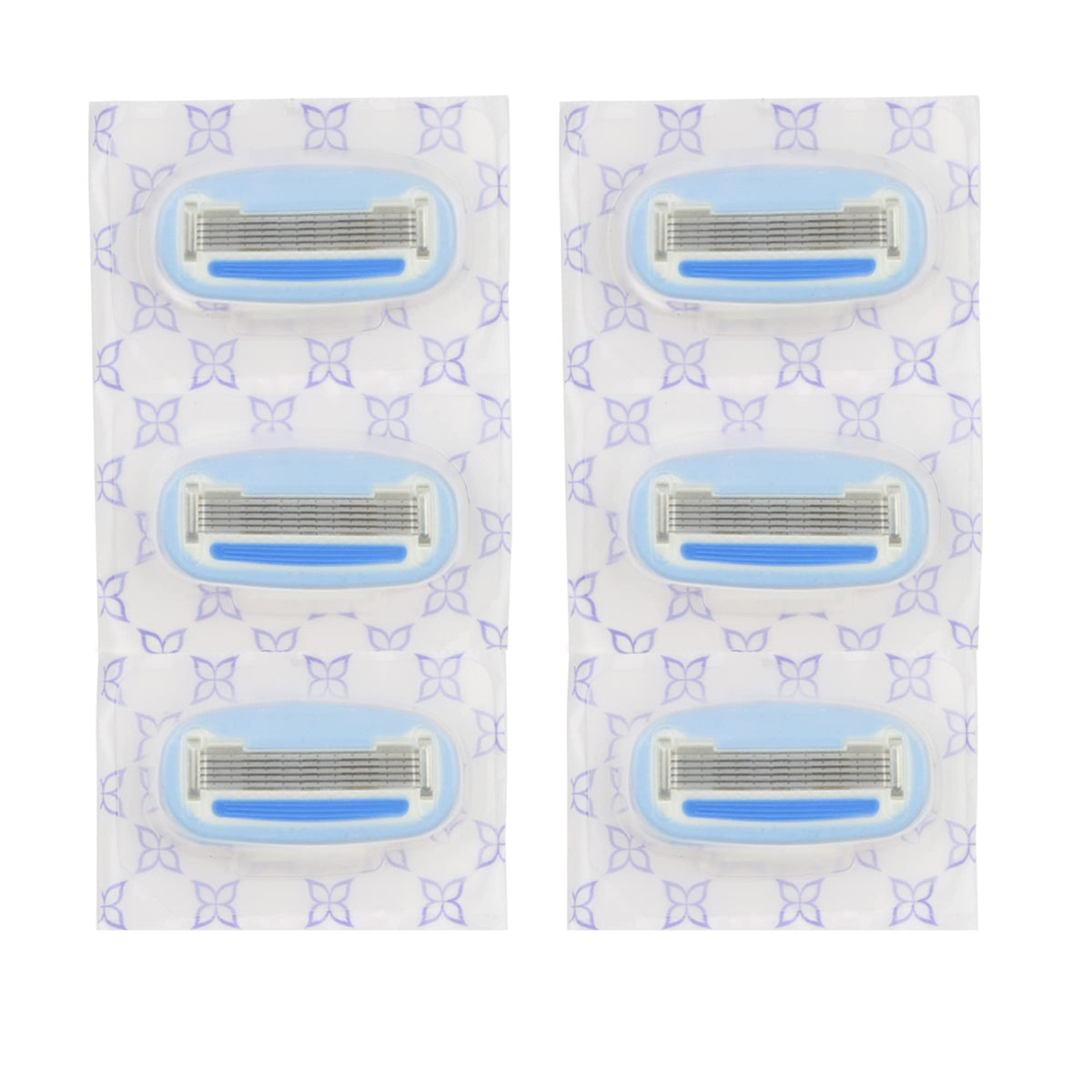5-Blade Razor Refills 6 Count Pack of 2 O724