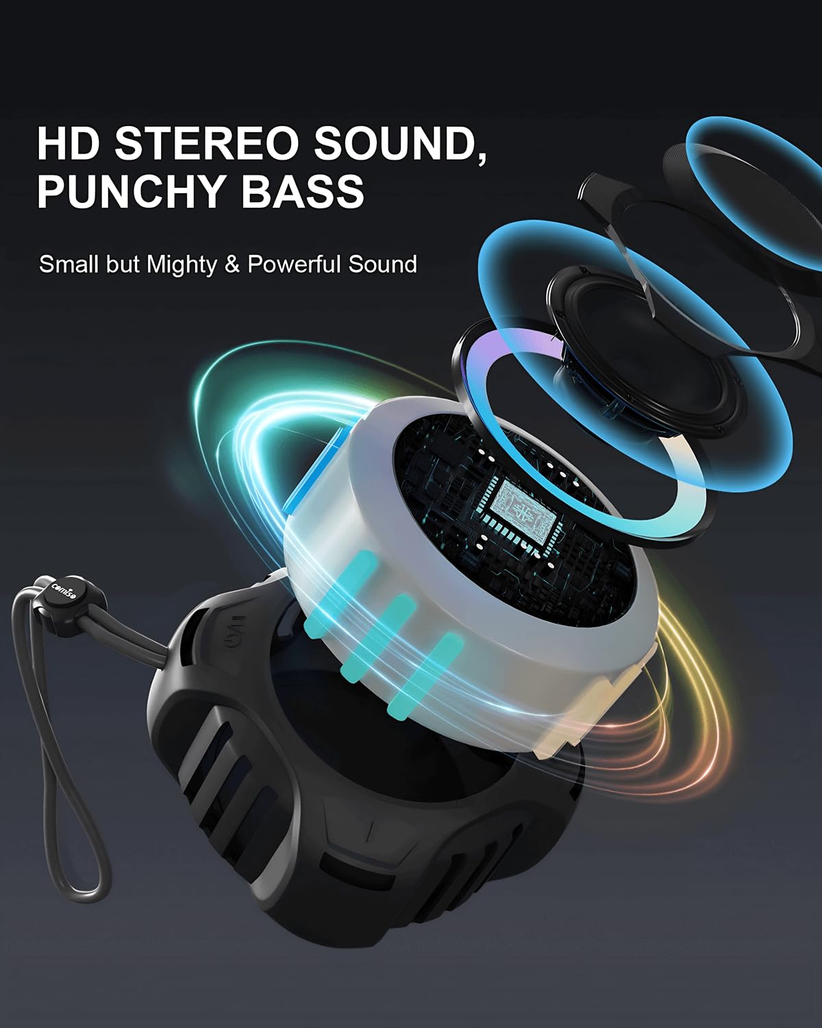 Portable IP67 Waterproof Shower Speaker F35533