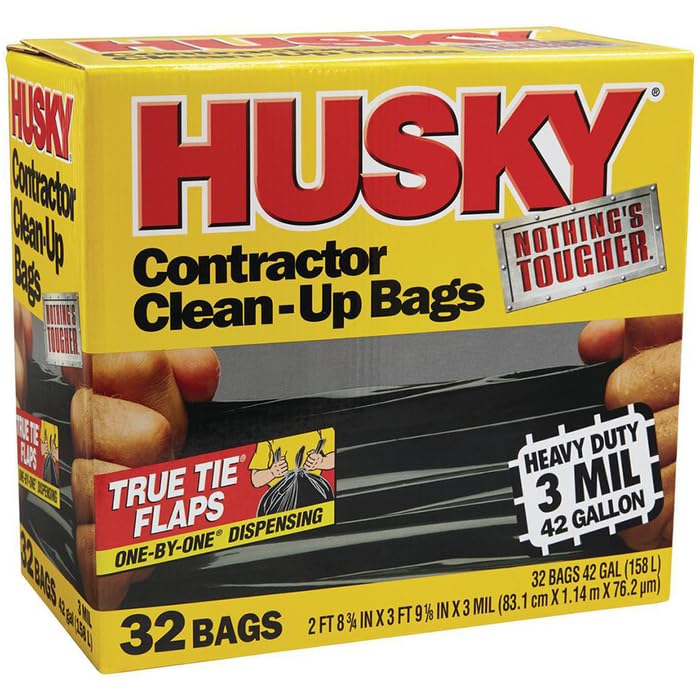 42 gal 3-Mil Contractor Trash Bag H708