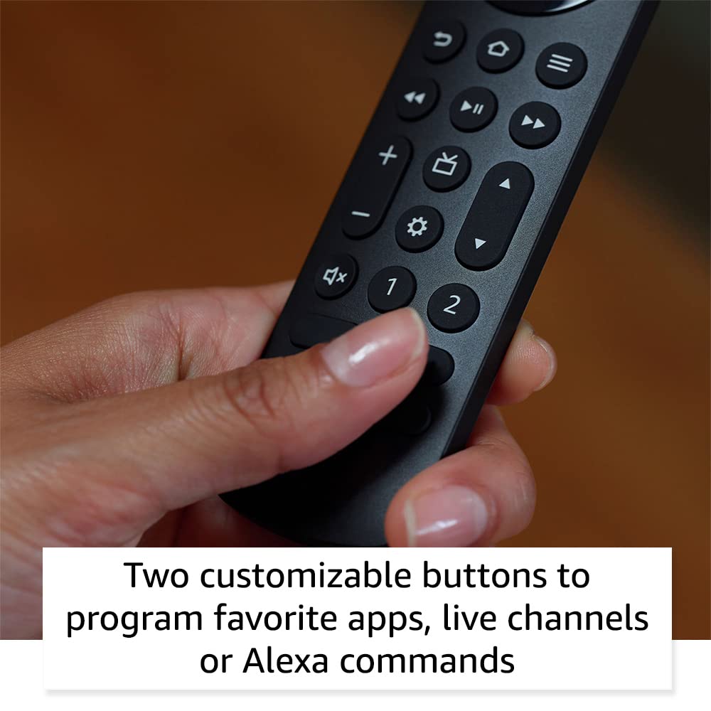 Alexa Voice Remote Pro with Remote Finder and Backlit Buttons P4500