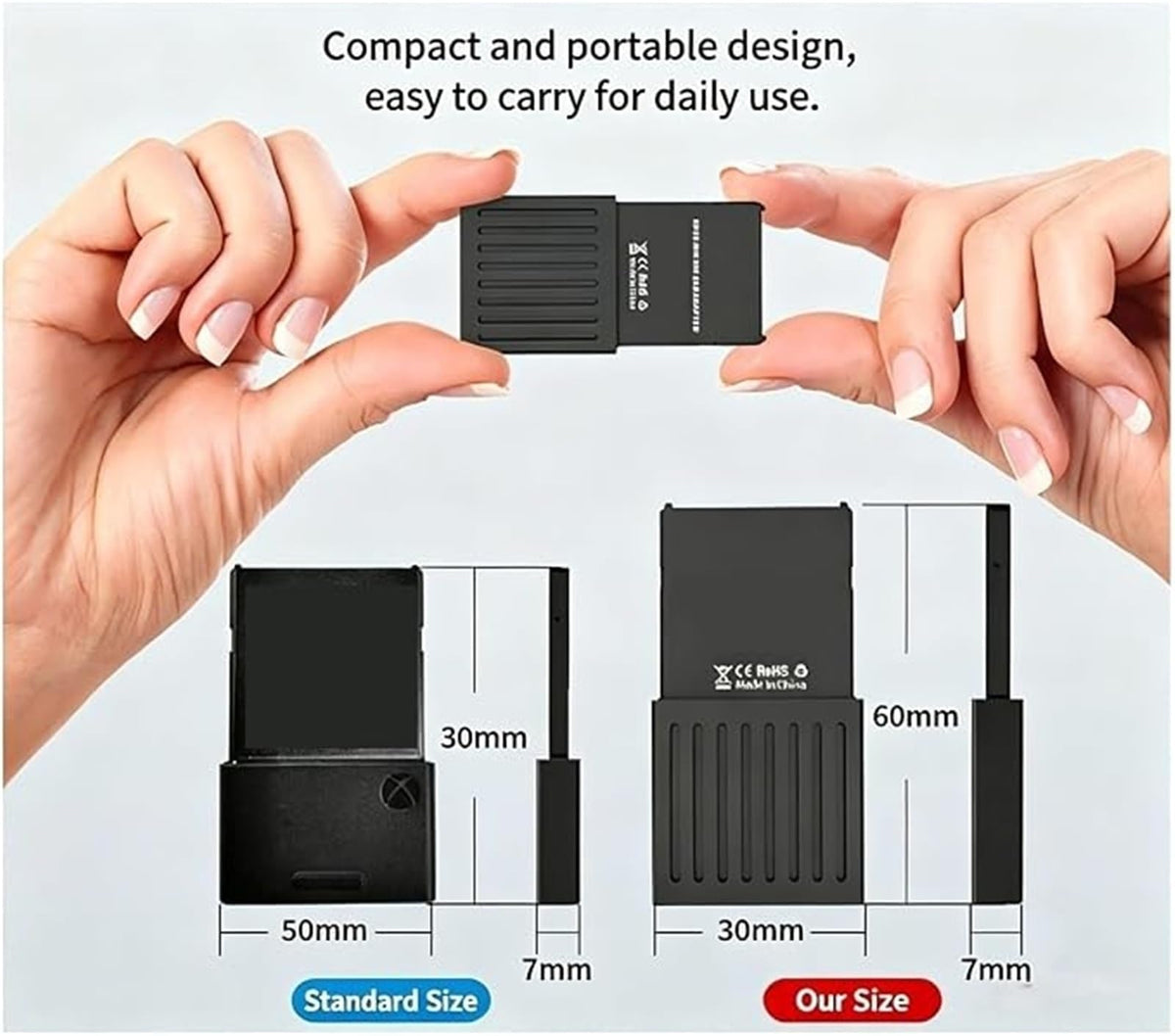 M.2 NVMe SSD Enclosure for Xbox Series X/S W297392