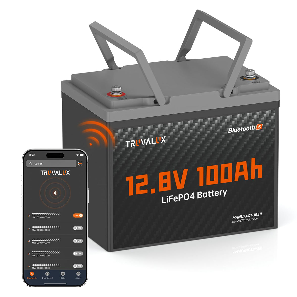 12V 100Ah LiFePO4 Lithium Battery I25661