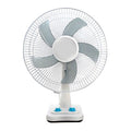16-Inch 3 Speed 5 Blades Oscillating Pedestal Fan White G5834