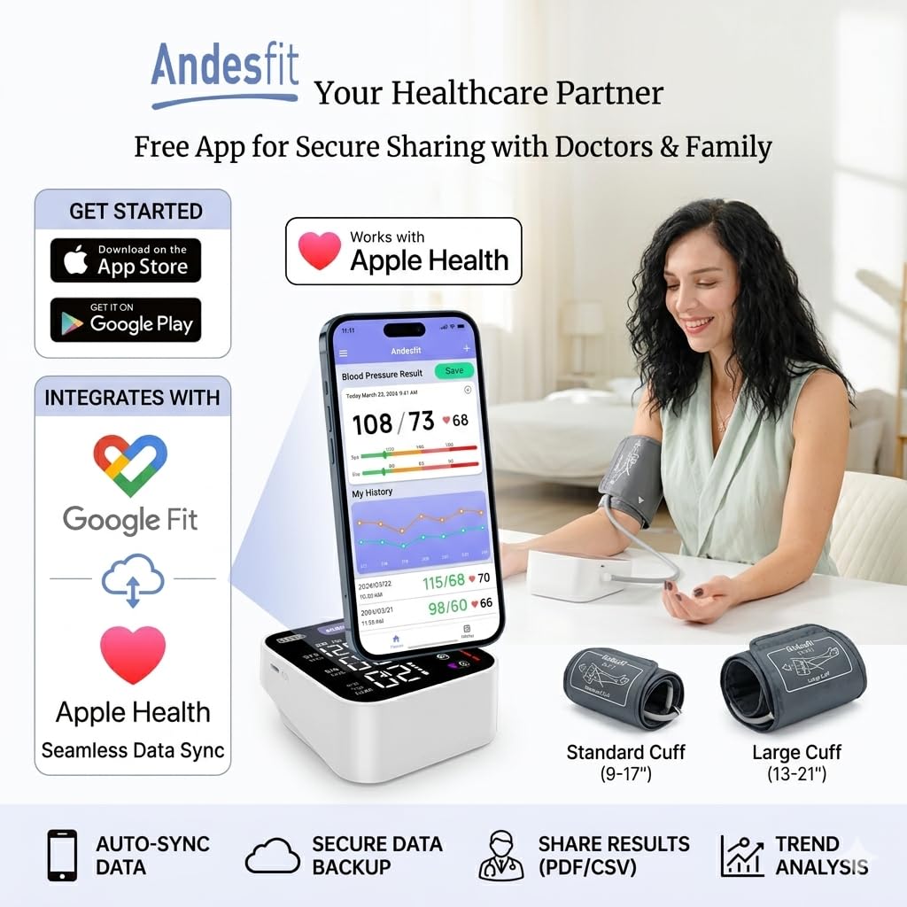 Upper Arm Blood Pressure Monitor with 21" XL Cuff N10290