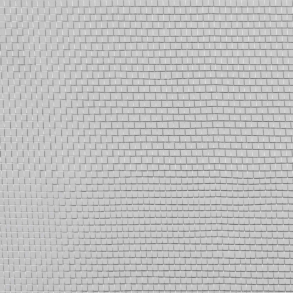 Aluminum Window Screen Roll 39.4x196.9 Inch Silver Mesh R955663