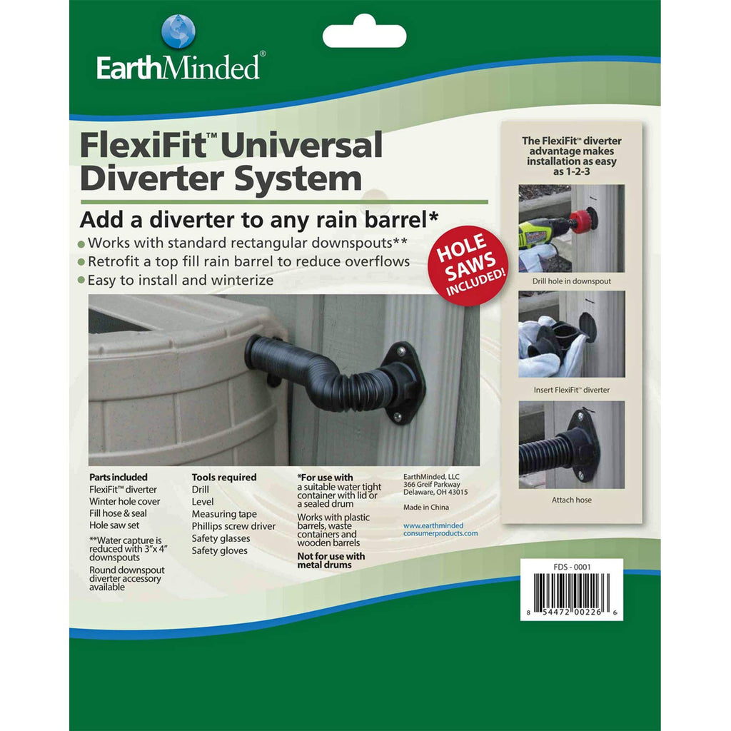 50 Gallon Rain Barrel with Diverter Kit V118