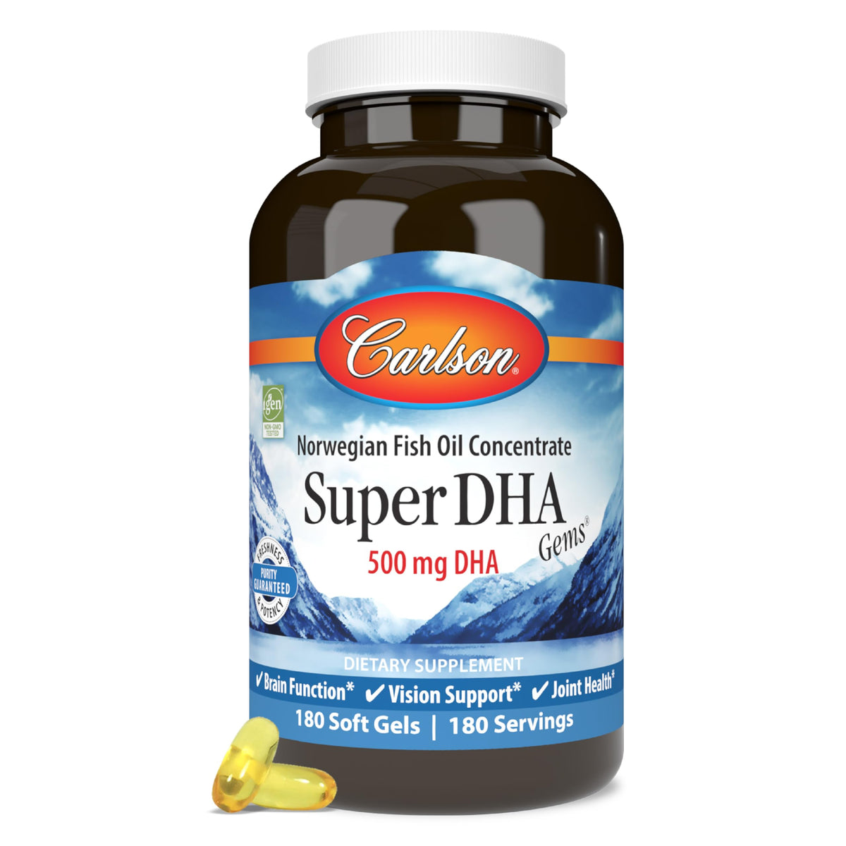 DHA 500 mg 180 Softgels L562