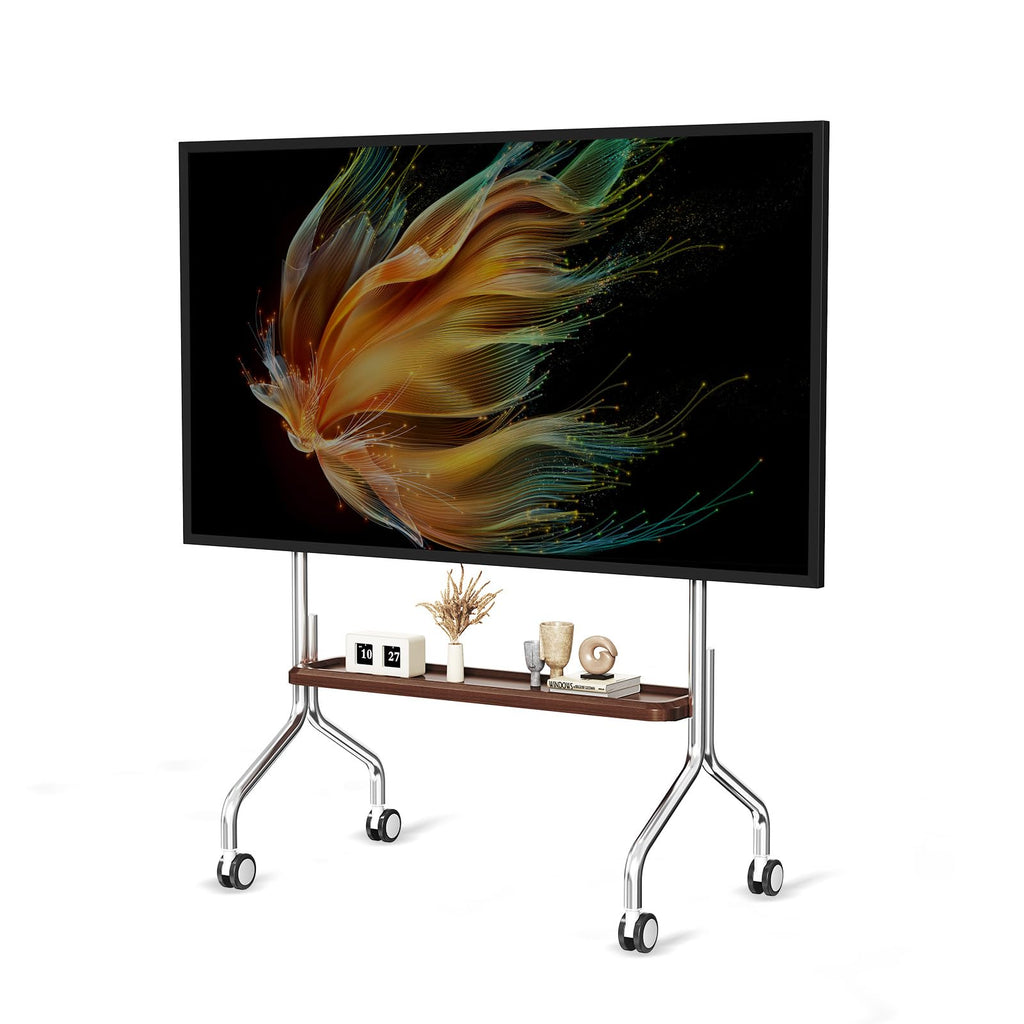 Rolling TV Stand for 32-75" TVs with Shelf M1160