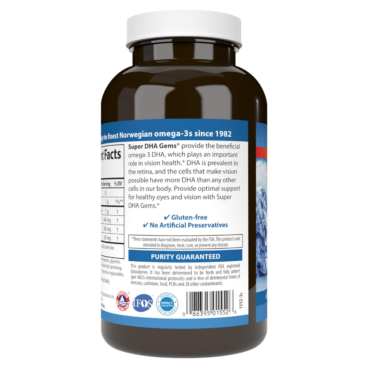 DHA 500 mg 180 Softgels L562