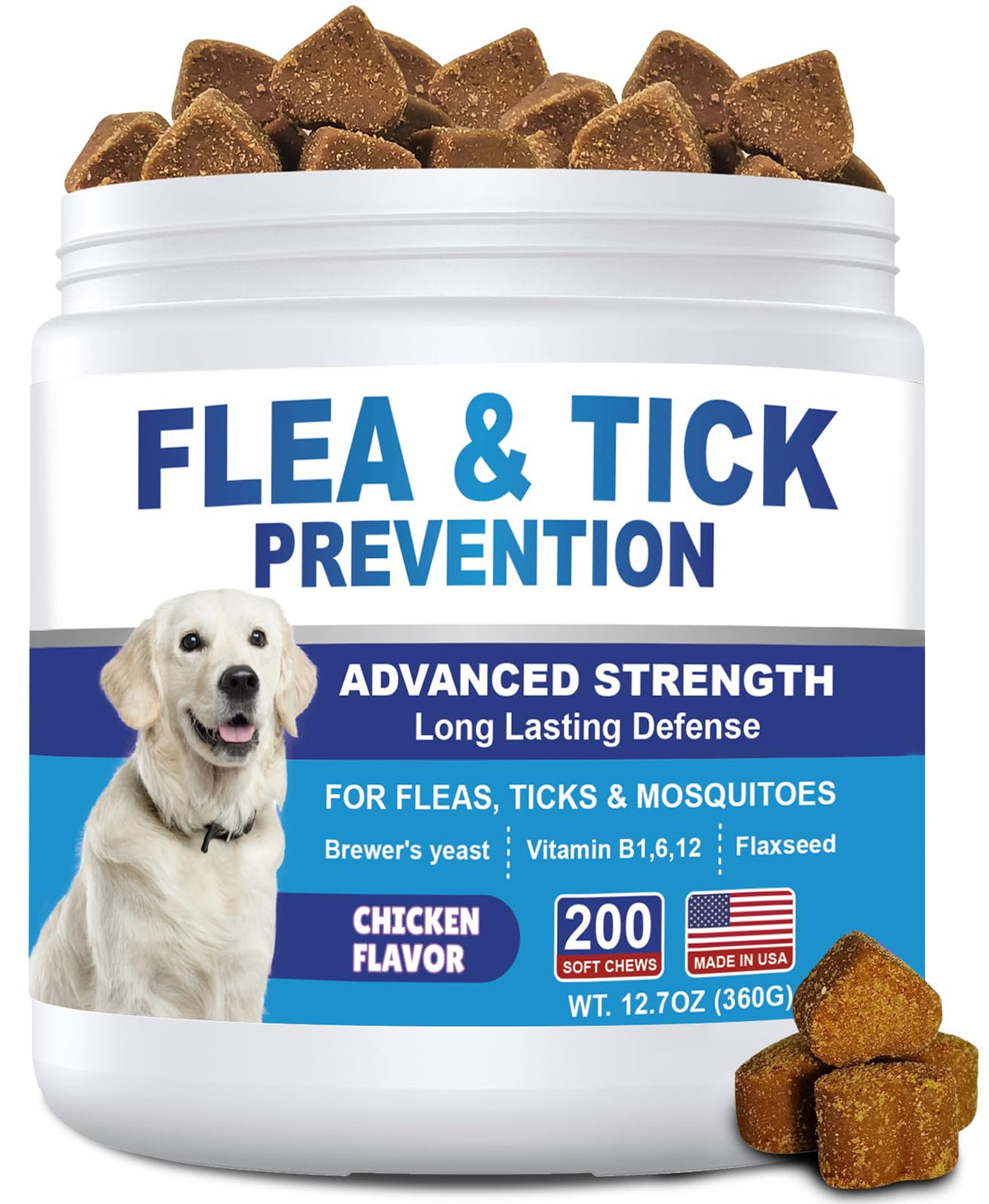 Flea and Tick Chewables 200Ct T122450