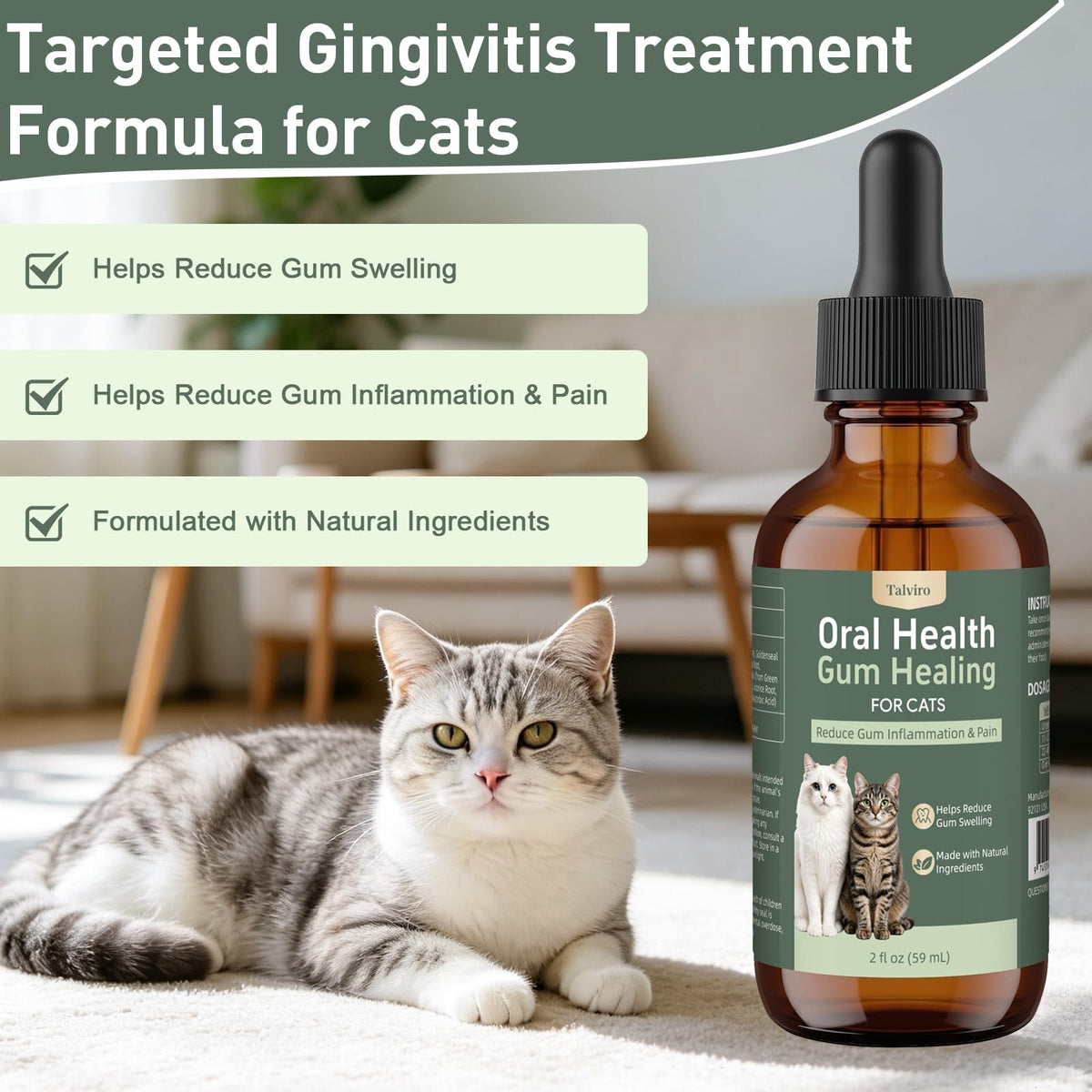 Natural Plant-Based Cat Oral Care A751