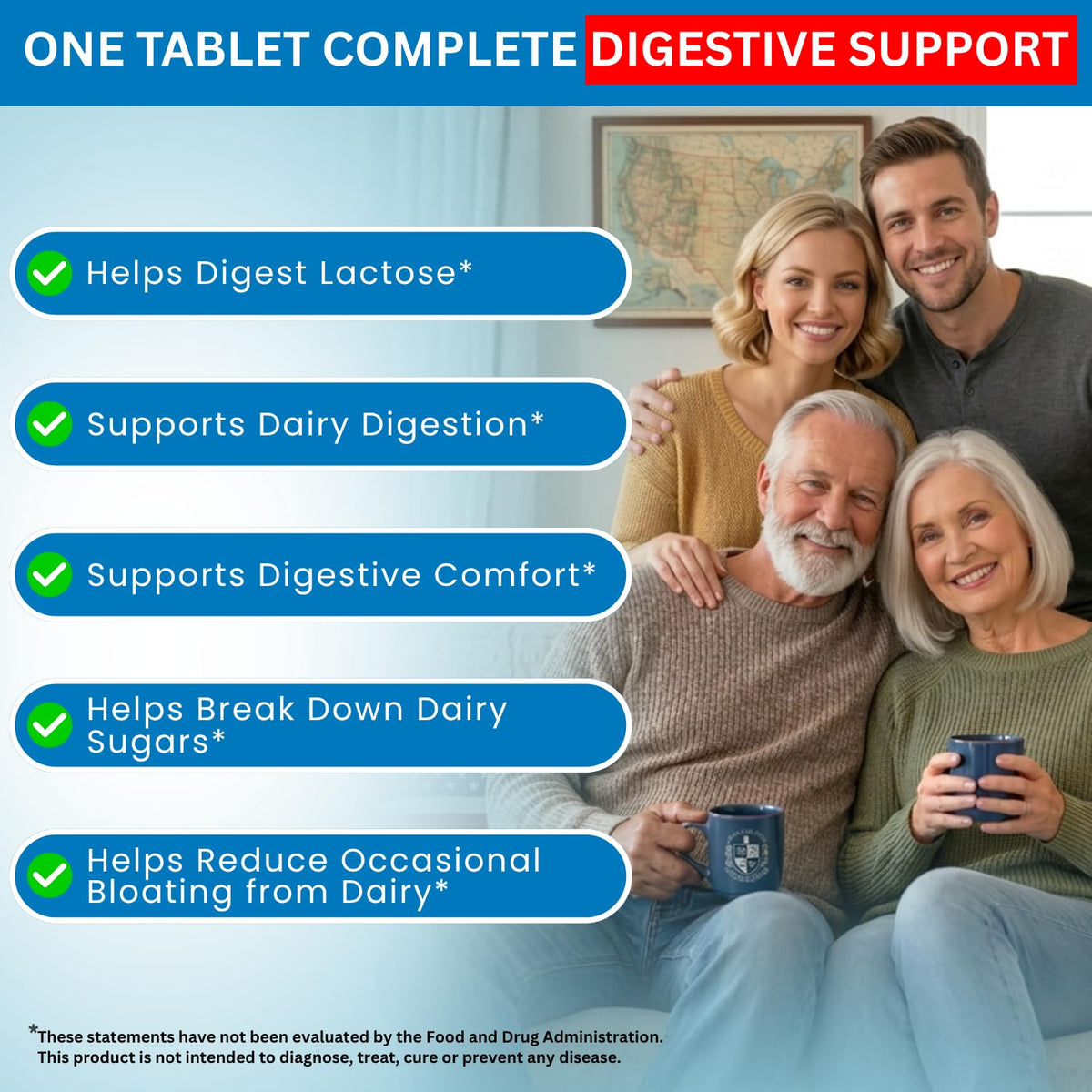 Lactase Enzyme 240 Tablets B74221