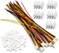 50Pcs 25Pairs JST-XH Connector Kit 2.54mm 3 Pin Male Female with Flat Wire Cable 300mm D251