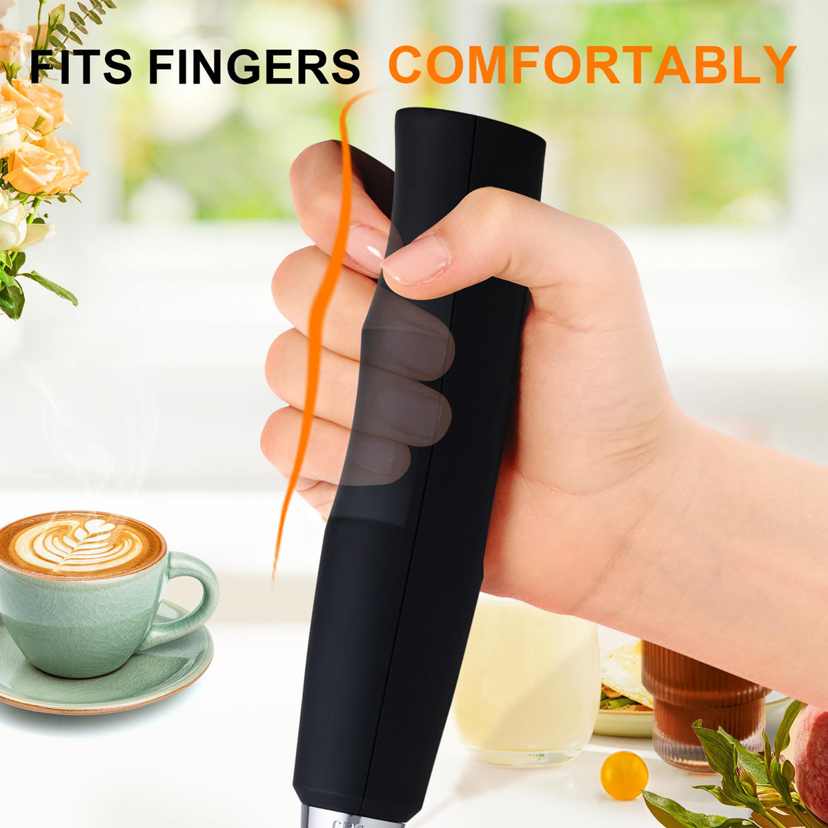 Handheld Milk Frother Wand X17868