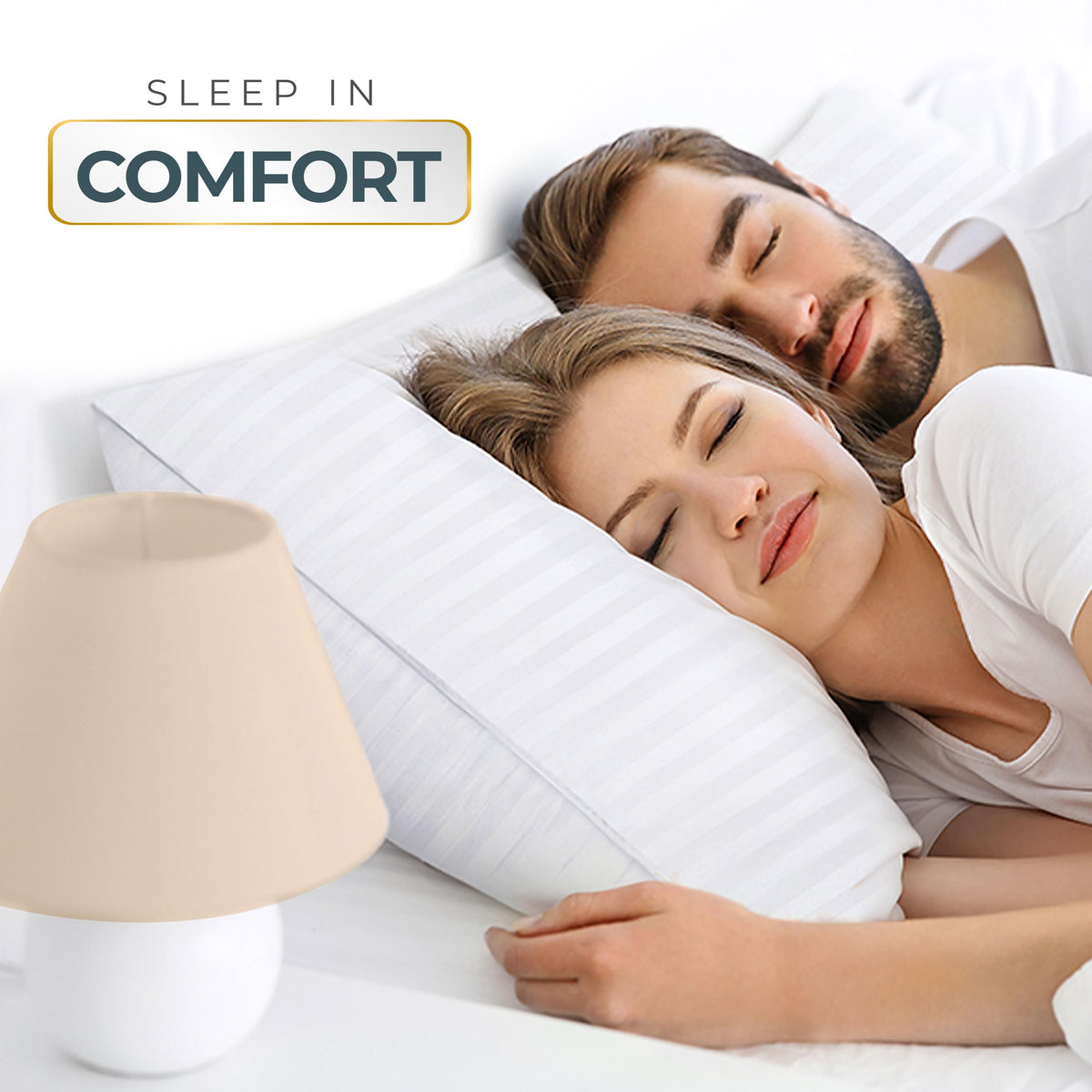 Queen Size Set of 2 Bed Pillows U1882