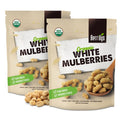 Organic Dried White Mulberries 2 Pack 10oz J500