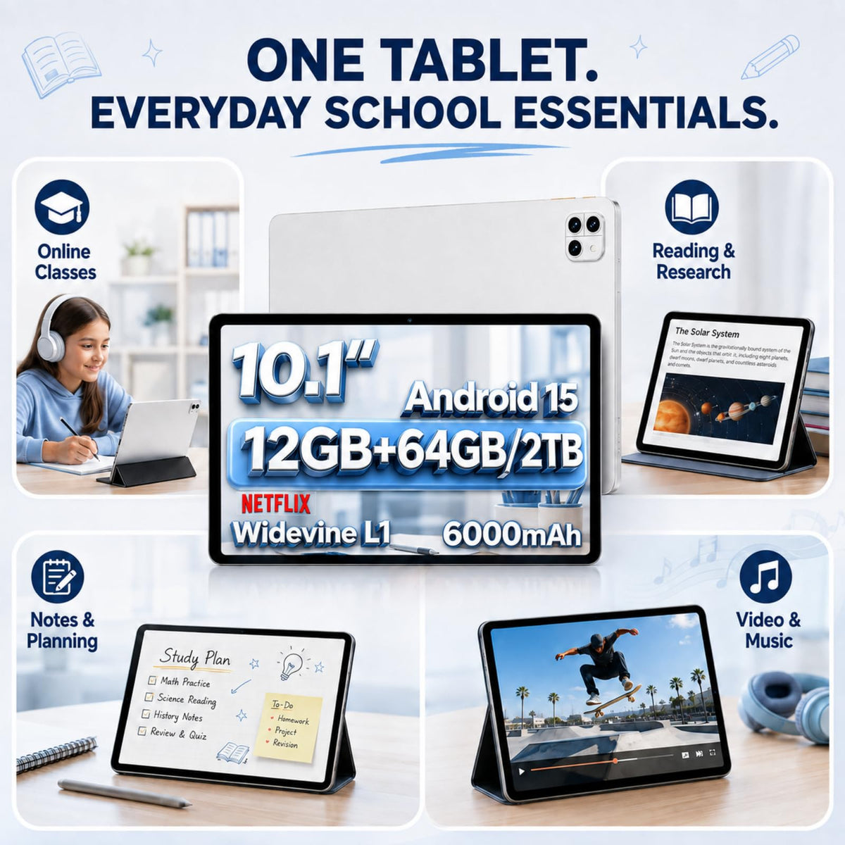 10.1 inch Android Tablet X1265