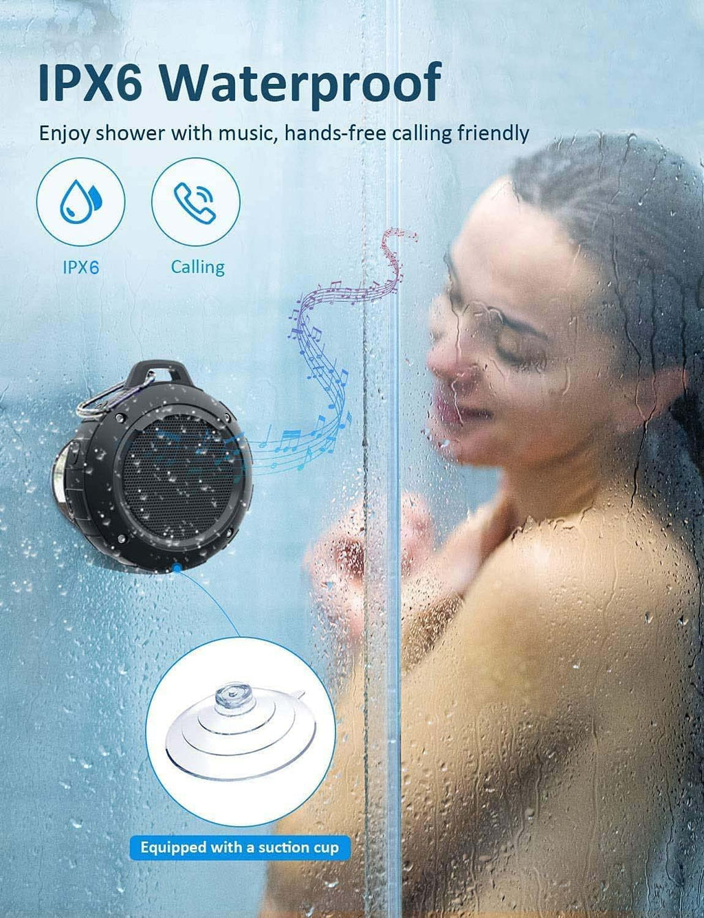Waterproof Bluetooth Portable Mini Speaker with Subwoofer O84246