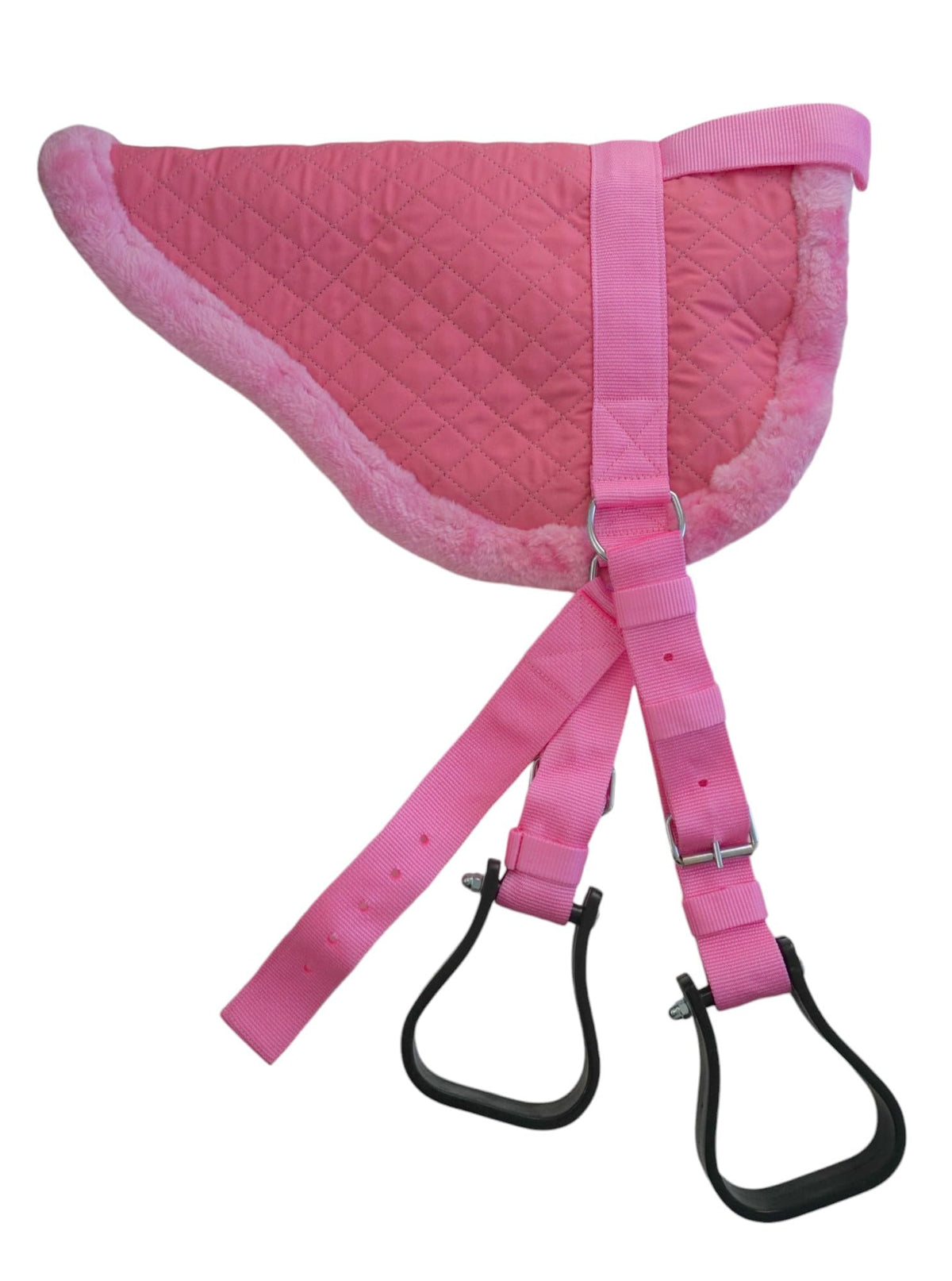 Quilted Bareback Pad with Fleece Bottom and 27" Girth E241529