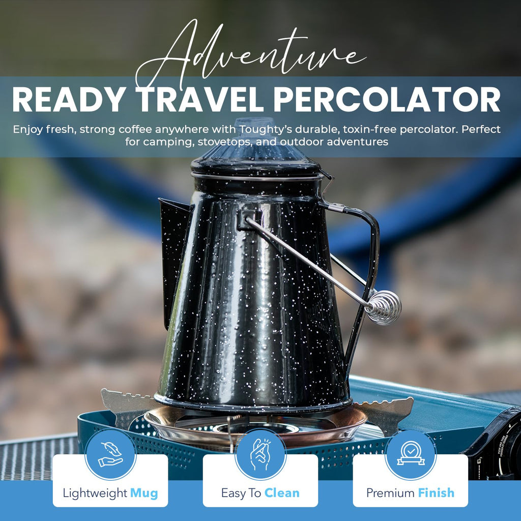 12 Cup Enamel Coffee Percolator R30307
