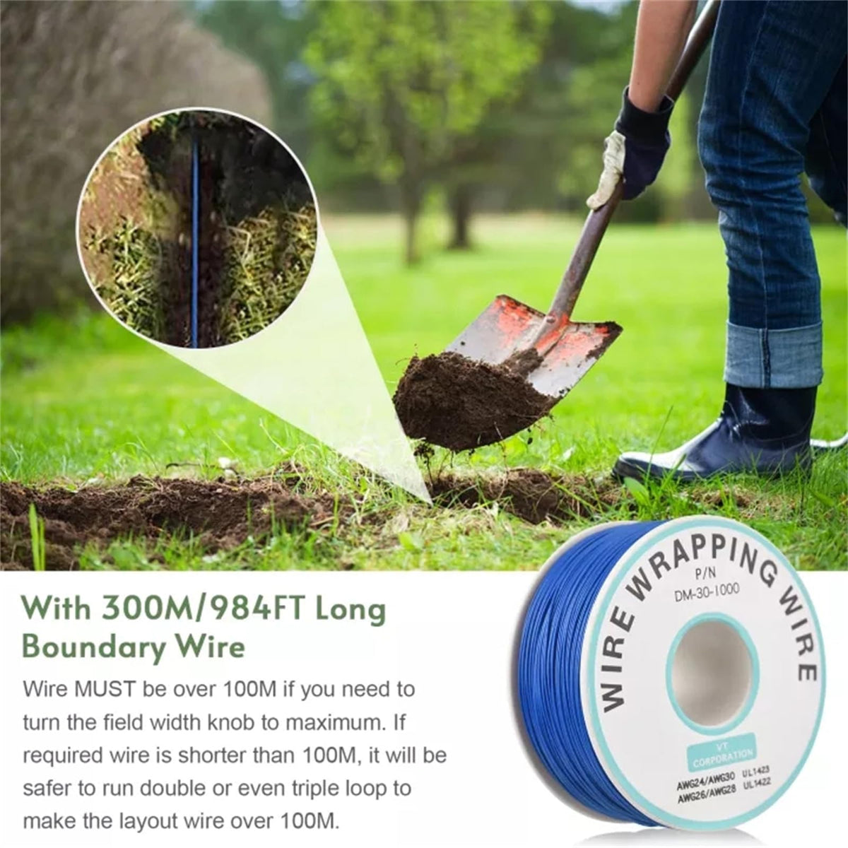 Wireless Dog Fence 1.2 Acre Waterproof Collar F965452