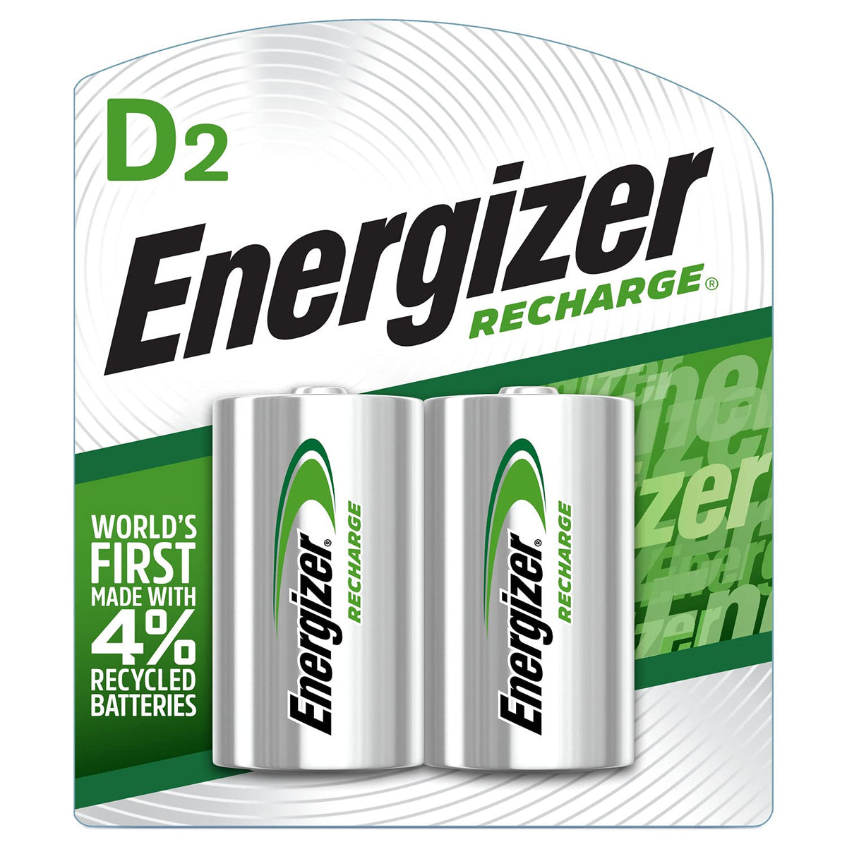 Rechargeable C and D Batteries 4 Count F672