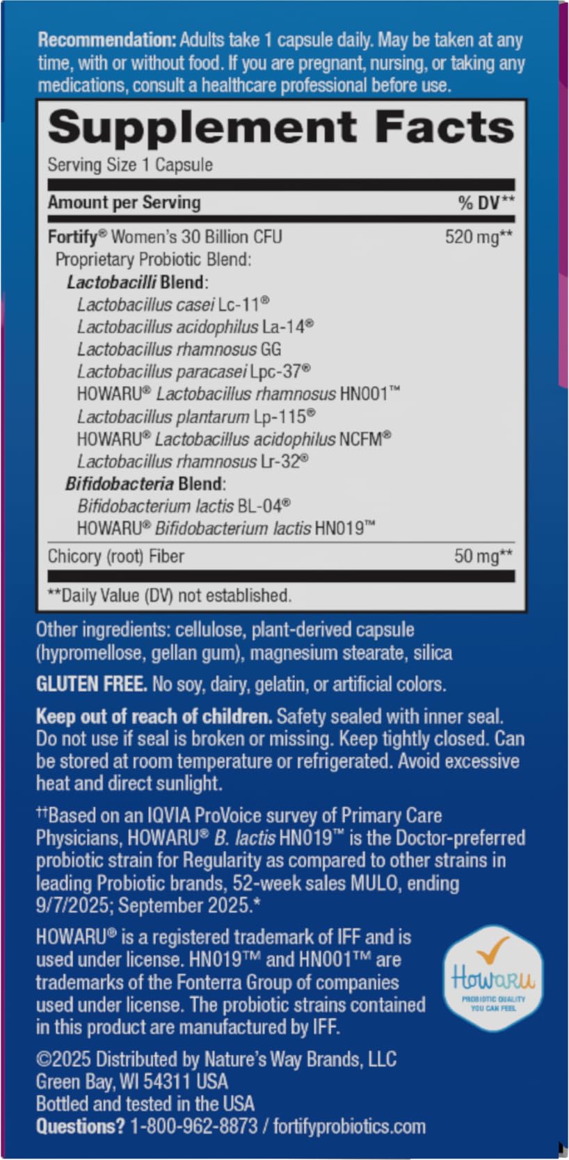 Women’s Probiotic 30 Billion CFU, 30 ct X566774