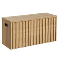 Wood Storage Bench with 2 Safety Hinges E2056