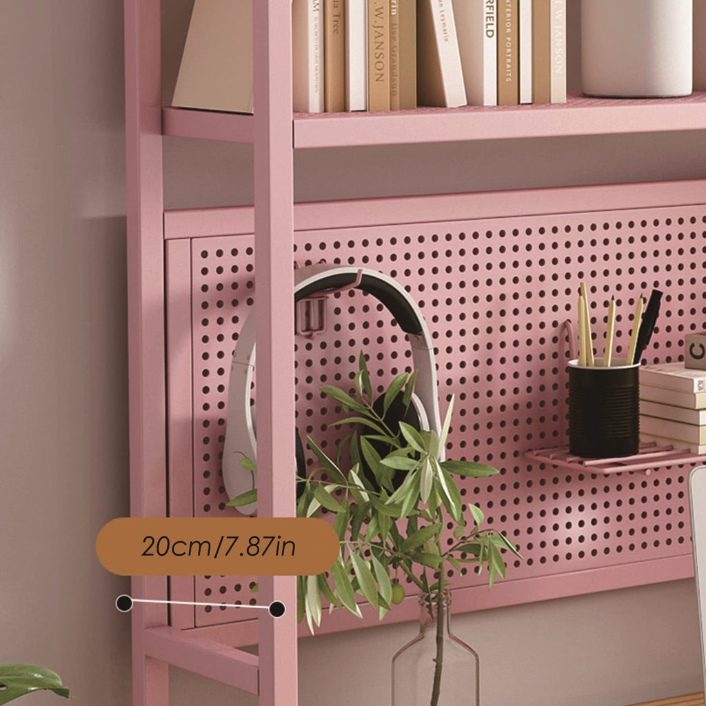 White Metal Desktop Bookshelf A6217