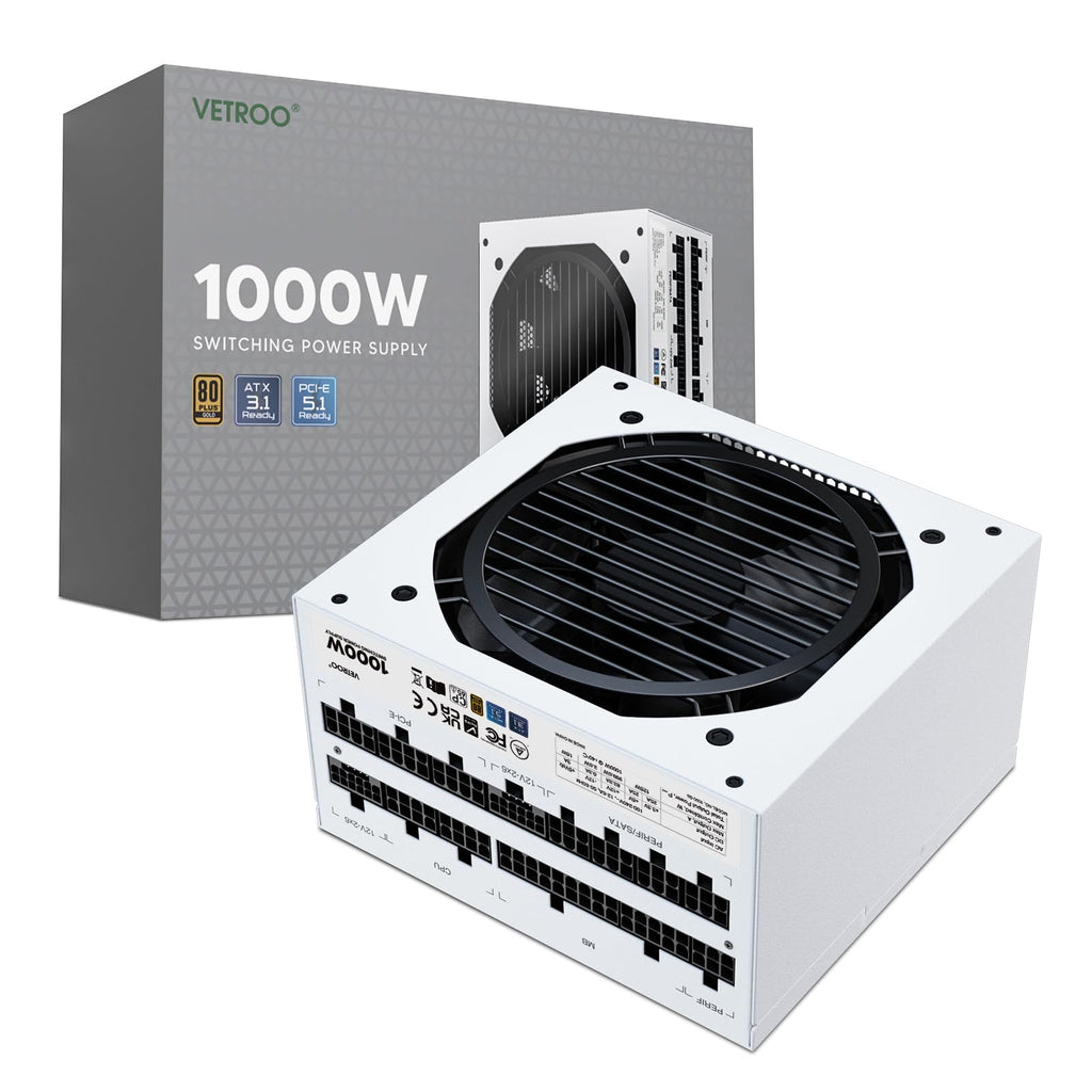 1000W White Power Supply L112