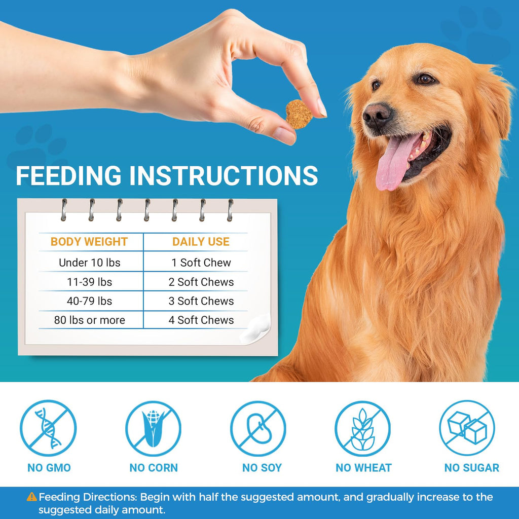 120 Soft Chews Flea and Tick Chewables for Dogs Chicken Flavor W475